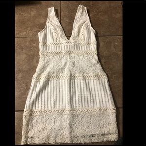 White bachelorette party dress size Medium